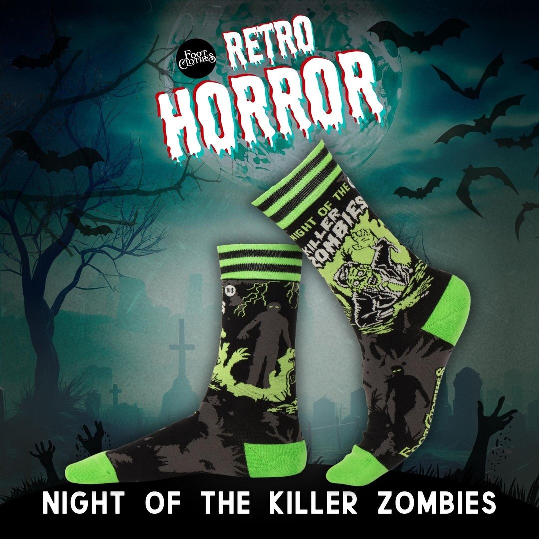 Retro Horror Crew Sock Pack | 4 Designs