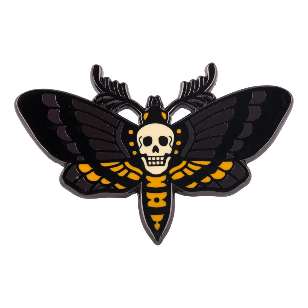 Death’s Head Moth Enamel Pin