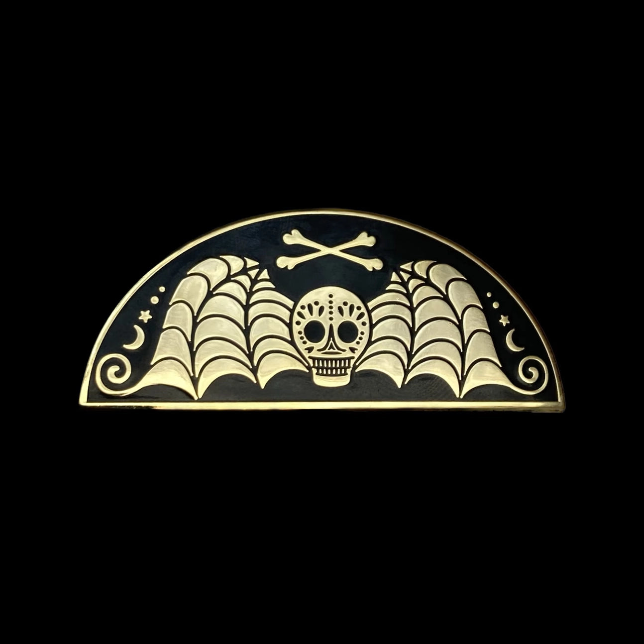 Death’s Head enamel pin