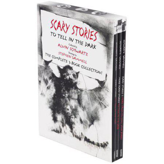 Scary Stories Paperback Box Set: The Complete 3-Book Collection with Classic Art by Stephen Gammell by Alvin Schwartz